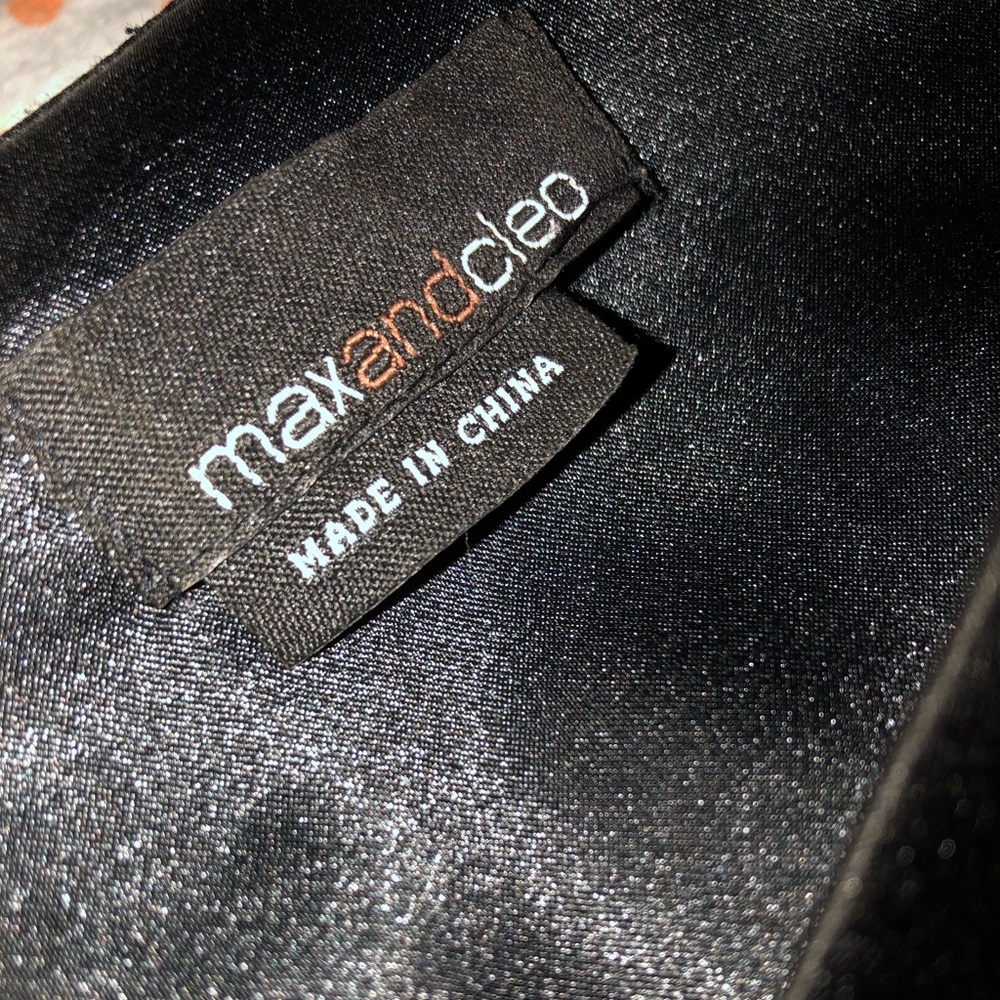 Black satin dress 🖤